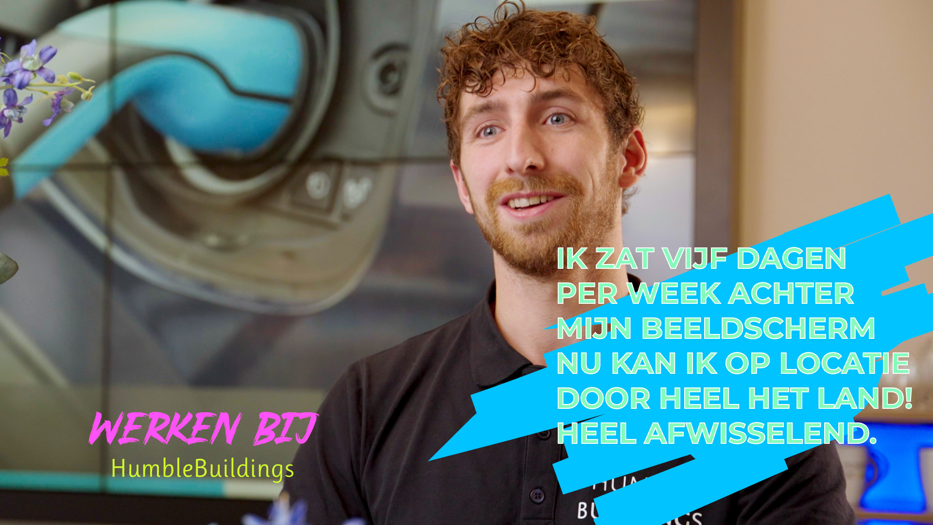 Bekijk video #WerkenbijHumbleBuildings ☕️😎 Collega Niels vertelt!