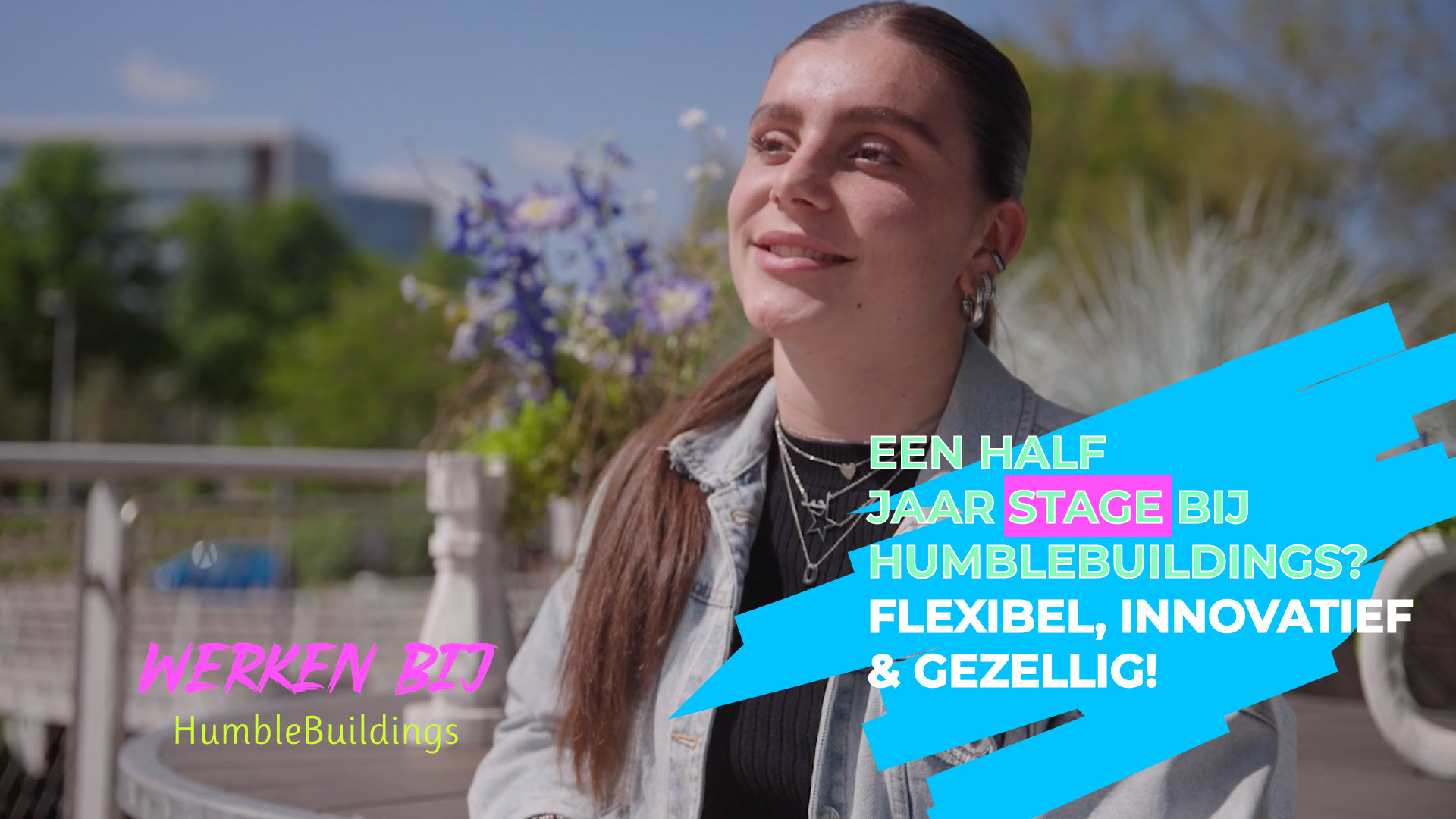 Bekijk video #WerkenBijHumbleBuildings 🐟 Stagiair Damaris vertelt!